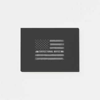 Korrektive Krankenversicherung - US-Flagge Vintage Post-it Klebezettel
