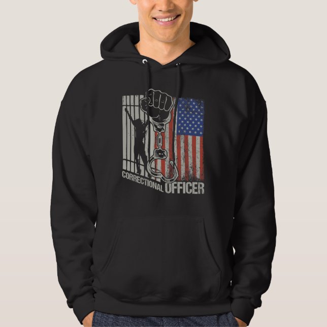Korrektor American Flag Thin Silver Lin Hoodie (Vorderseite)