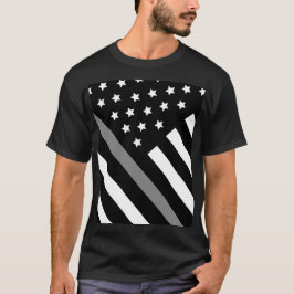 Korrektor Schwarz-Grau-Flag-T - Shirt