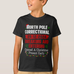 Korrektur des Nordpol-Absturzes und Öffnung T-Shirt