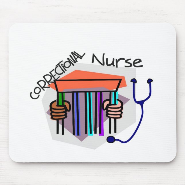Korrektur (Gefängnis-Gefängnis-) Krankenschwester Mousepad (Vorne)