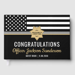 Korrektur-Offizier - Bewahrung der dünnen Silber-L Gästebuch