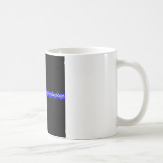 Korrektur-Stacheldraht Blue Line Kaffeetasse