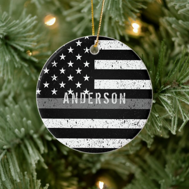 Korrekturen bedrückt dünne graue Linie mit Namen Keramik Ornament (Baum)