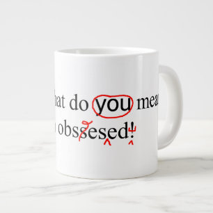 Korrekturen für den überprüften Fehler Jumbo-Tasse