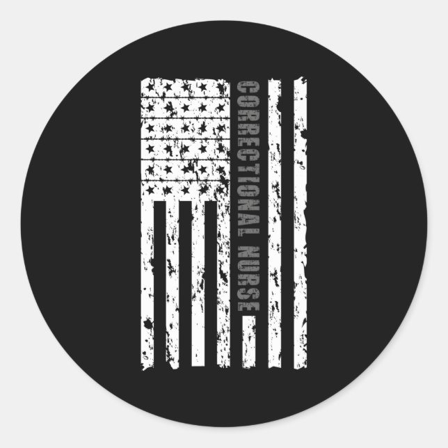 Korrekturen Krankenversicherung für die amerikanis Runder Aufkleber (Vorderseite)