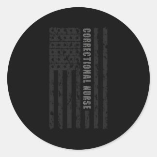 Korrekturen Krankenversicherung für die amerikanis Runder Aufkleber