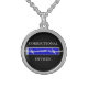 Korrekturoffizier-Gesetzesvollstreckung-Halskette Sterling Silberkette (Vorderseite)