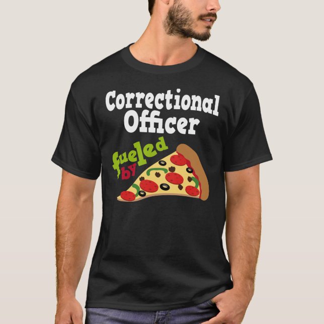 Korrekturoffizier-(lustiges) Pizza-T-Shirt T-Shirt (Vorderseite)