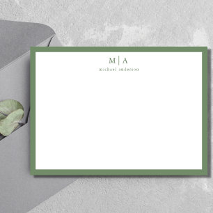 Korrespondenz mit dem Monogramm-Magazin Mitteilungskarte