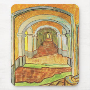 Korridor des Saint-Paul-Asyls von Vincent van Gogh Mousepad