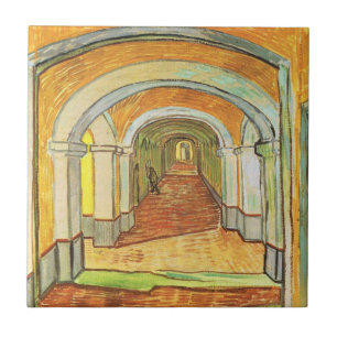 Korridor von St. Paul Asylum (Vincent van Gogh) Fliese