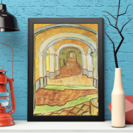 Korridor von St. Paul Asylum (Vincent van Gogh) Poster