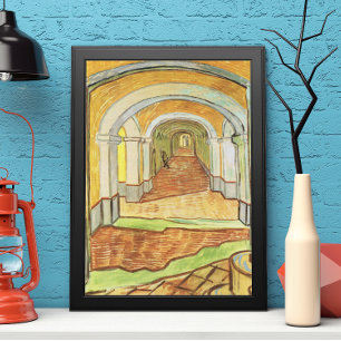 Korridor von St. Paul Asylum (Vincent van Gogh) Poster