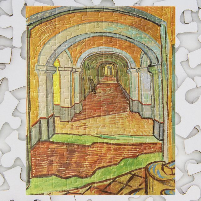 Korridor von St. Paul Asylum (Vincent van Gogh) Puzzle (Von Creator hochgeladen)