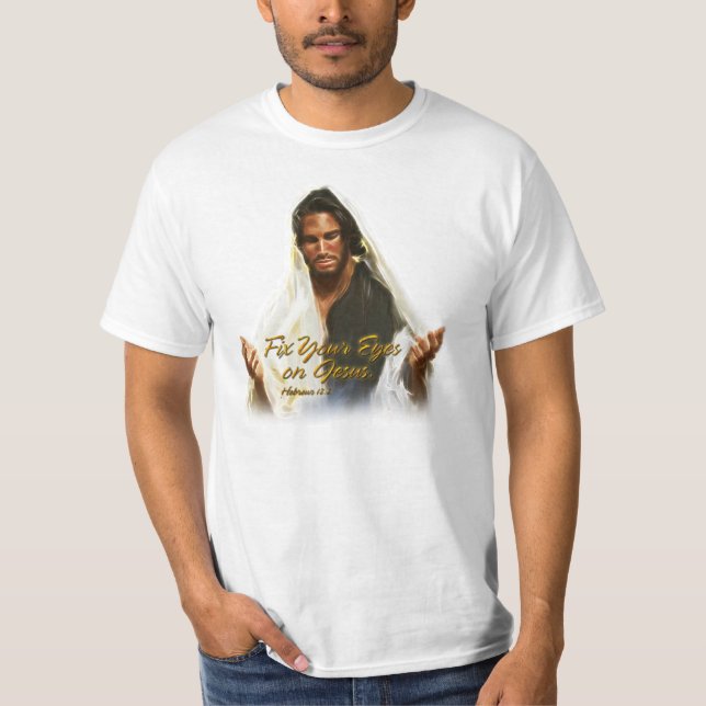 Korrigieren Sie Ihre Augen auf Jesus 2 T-Shirt (Vorderseite)