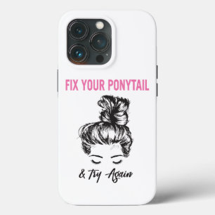 Korrigieren Sie Ihren Ponytail und versuchen Sie e Case-Mate iPhone Hülle