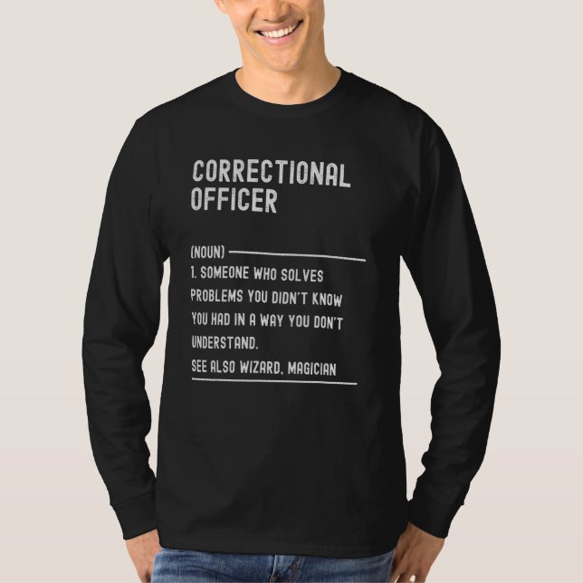 Korrigierender Beamter Definition T-Shirts Lustige (Vorderseite)