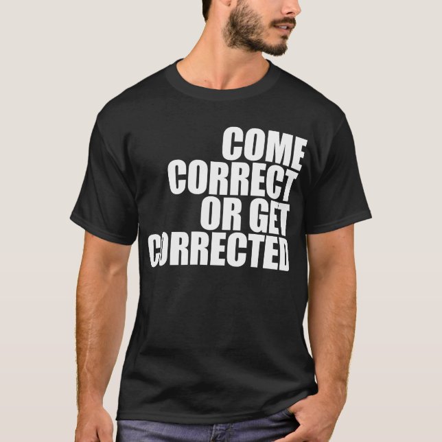 korrigiert werden T-Shirt (Vorderseite)