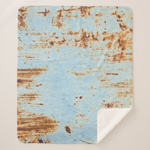 Korrodiertes Metall, Grunge Textur Hintergrund. Sherpadecke