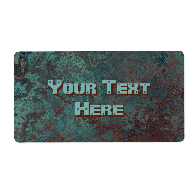 Korrosionsbezeichnungen "Kupfer" groß (Vorne)