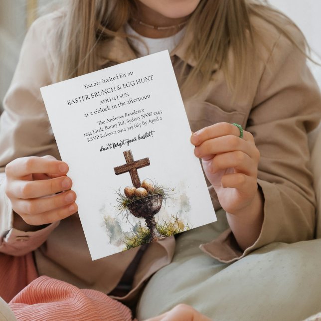 Korse und Eier im Korb und Eierjagd Einladung (Von Creator hochgeladen)