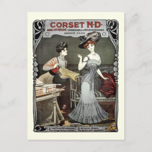 Korsett N.D. - Postkarte
