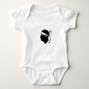 Korsika-Flagge Baby Strampler