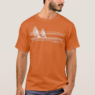 Korsika Frankreich Vintage-Segeln 70er Jahre Naut T-Shirt