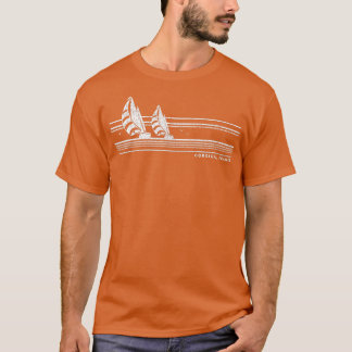 Korsika Frankreich Vintage-Segeln 70er Jahre Naut T-Shirt