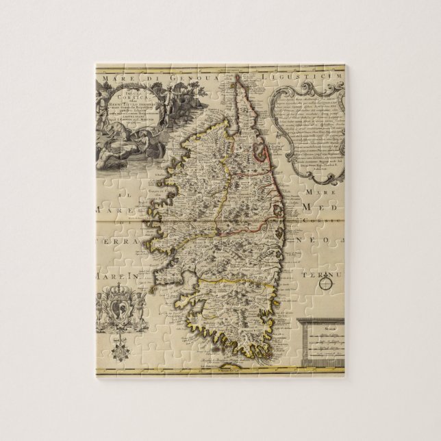 Korsika Puzzle (Vertikal)