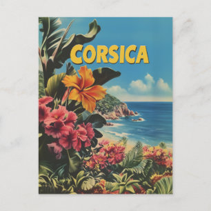 Korsika Vintage Postkarte