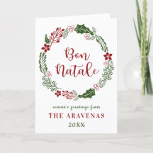 Korsisch frohe Weihnachten, Bon Natale, Custom