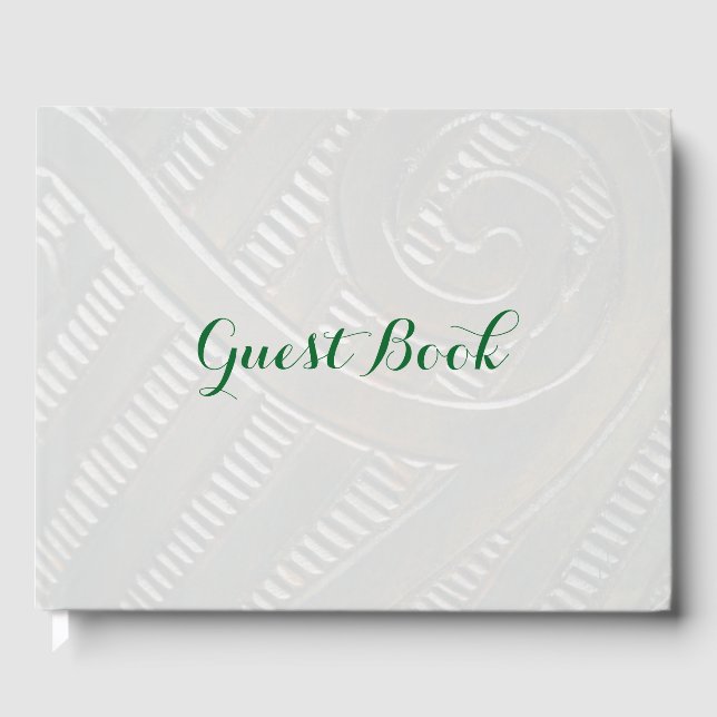 Koru Guest Book | Luxuriöse Hochzeiten Gästebuch (Vorderseite)