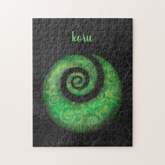 Koru - neuer Farn Puzzle (Vertikal)