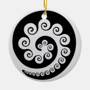 KORU von AOTEAROA Neuseeland Keramikornament