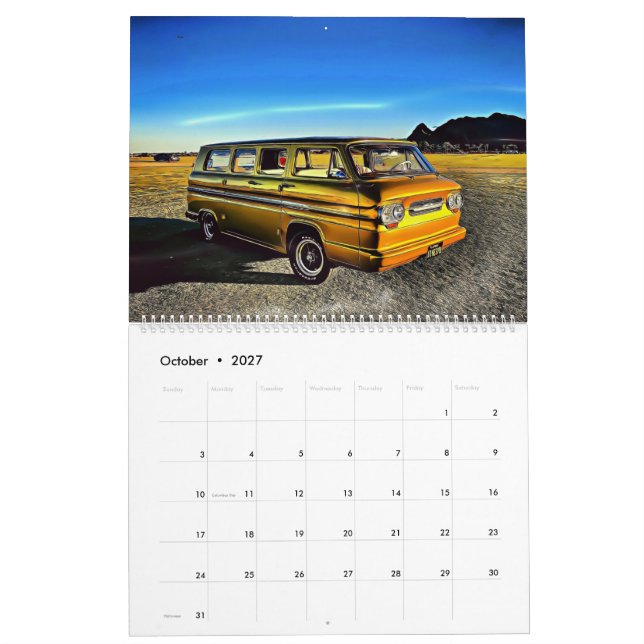 Korvationskalender Kalender (Okt 2027)