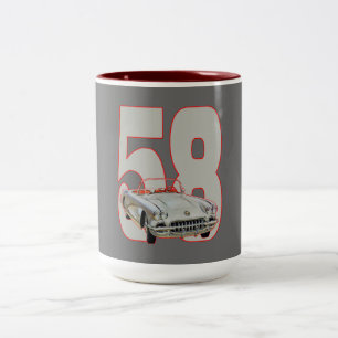 Korvette 1958 zweifarbige tasse