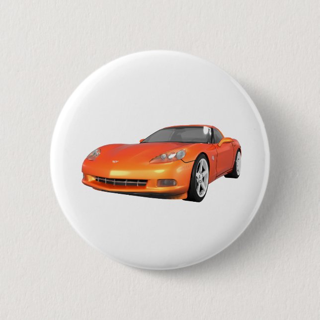 Korvette 2008: Sport-Auto: Orange Ende: Button (Vorderseite)