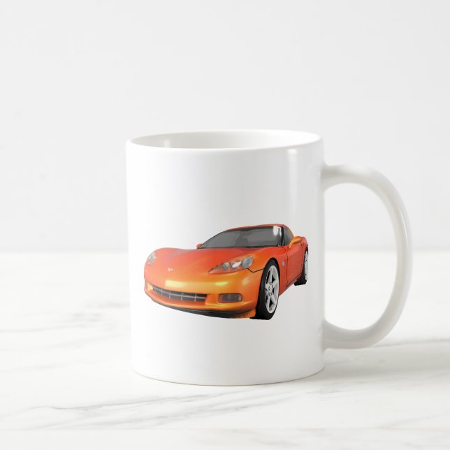 Korvette 2008: Sport-Auto: Orange Ende: Kaffeetasse (Rechts)