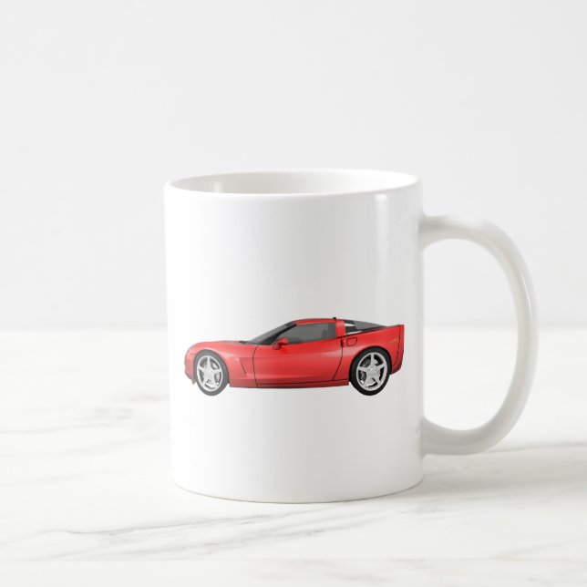 Korvette 2008: Sport-Auto: Rotes Ende: Kaffeetasse (Rechts)