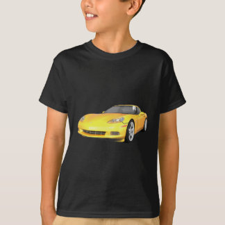 Korvette 2008: Sportwagen: Gelbfinish: T-Shirt