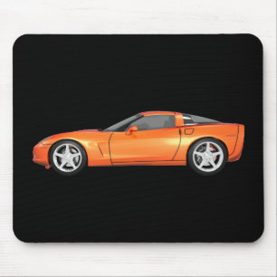 Korvette 2008: Sportwagen: Orange Finish: Mousepad
