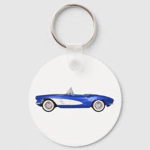 Korvette C1 1961: Blau: Schlüsselanhänger