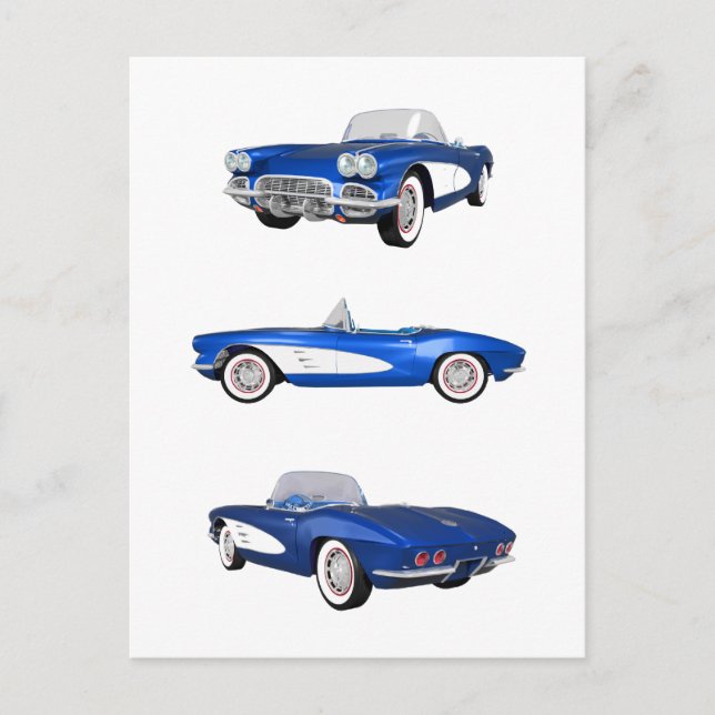 Korvette C1 1961: Postkarte (Vorderseite)