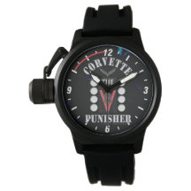 Korvette der V8 Punisher Black/Blue Watch