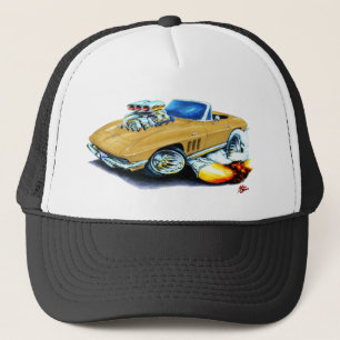 Korvette-Goldkabriolett 1965 Truckerkappe