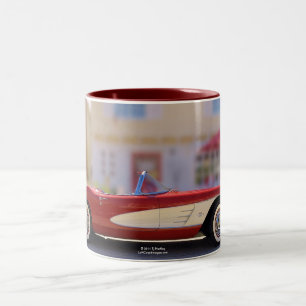KORVETTE-KAFFEE-TASSE ZWEIFARBIGE TASSE