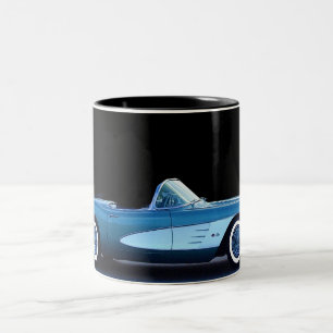 KORVETTE-KAFFEE-TASSE ZWEIFARBIGE TASSE