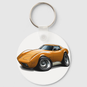 Korvette-Orangen-Auto 1973-76 Schlüsselanhänger